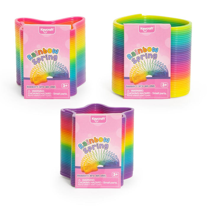 Keycraft Rainbow Spring Toy Shapes