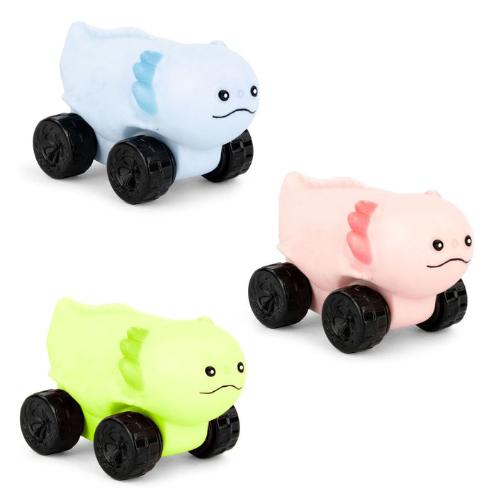 Keycraft Stretch Wheels Sensory Axolotl Car Toy