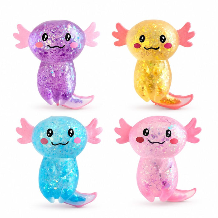 Keycraft Sparkly Squishy Axolotl