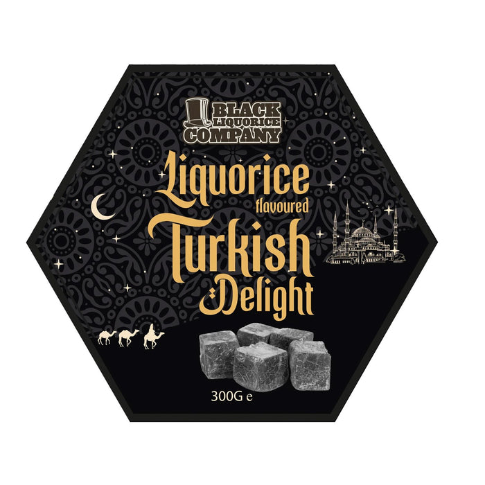 Black Liquorice Co. Liquorice Turkish Delight 300g