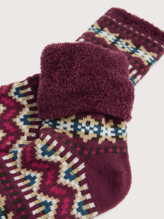 Seasalt Men's Cabin Socks In Cockles Conker