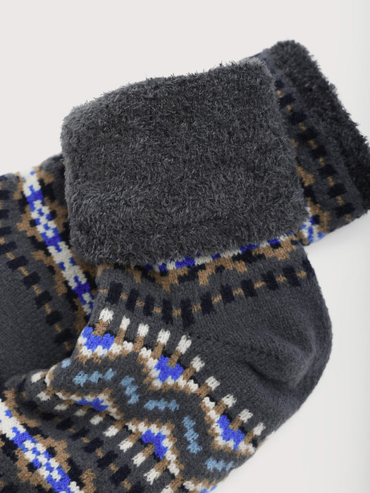 Seasalt Men's Cabin Socks In Cockles Iron Ore