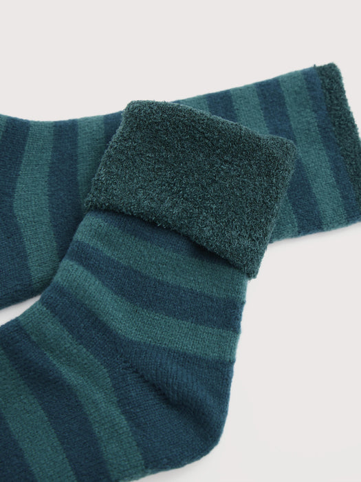 Seasalt Men's Cabin Socks In Mini Cornish Dark Lake