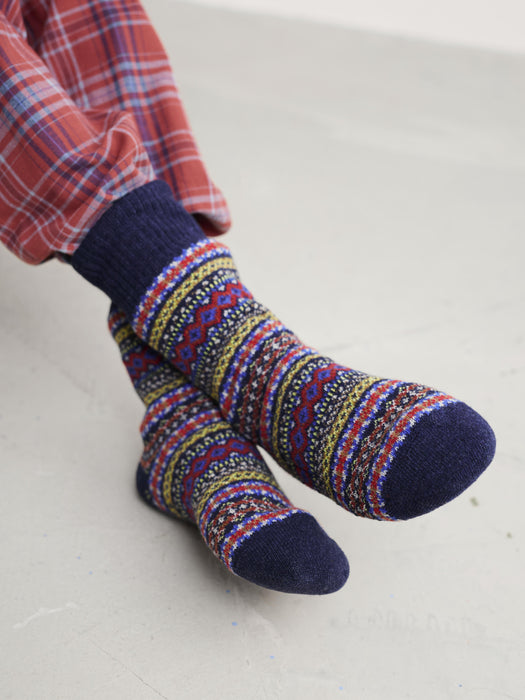 Seasalt Men's House Socks In Sparnon Multi