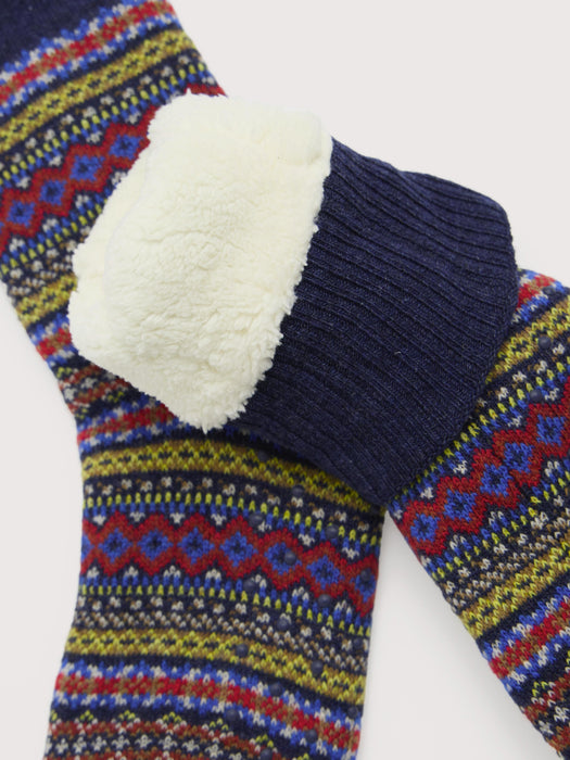 Seasalt Men's House Socks In Sparnon Multi