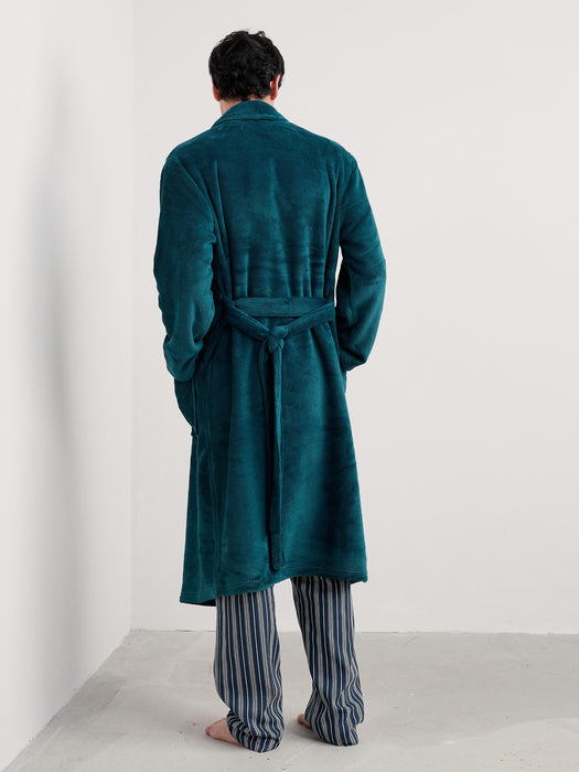 Seasalt Men's Potter Robe In Dark Lake