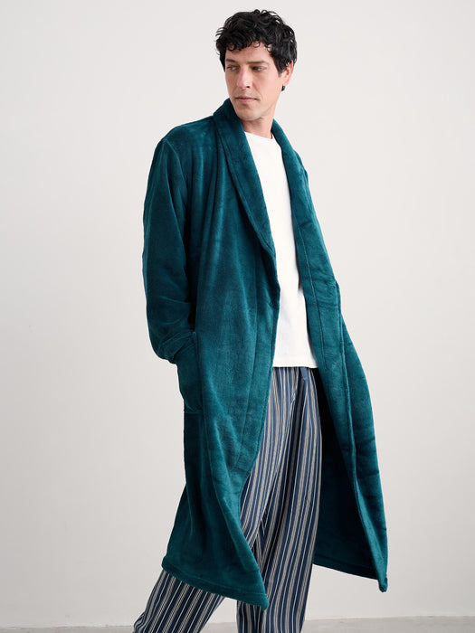 Seasalt Men's Potter Robe In Dark Lake