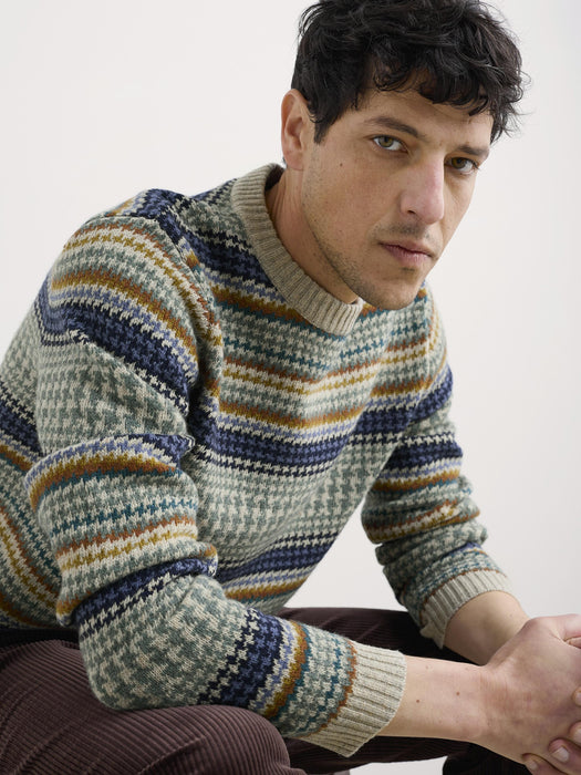 Seasalt Men's Stennack Jumper In Camlan Multi