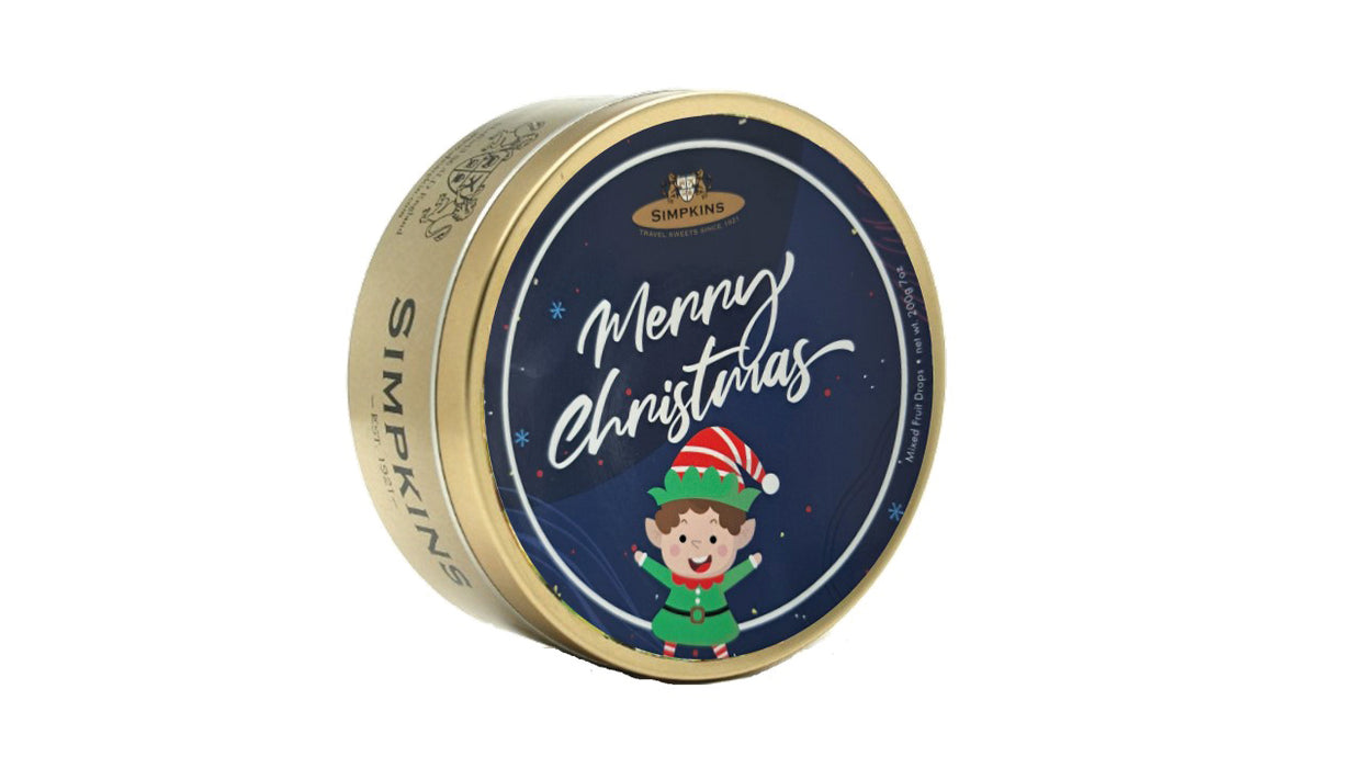 Bon Bons Merry Christmas Elf Mixed Fruit Drops 200g