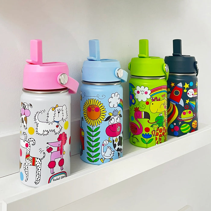 Rachel Ellen Kids Insulated Stainless Steel Water Bottle 340ml On The Farm