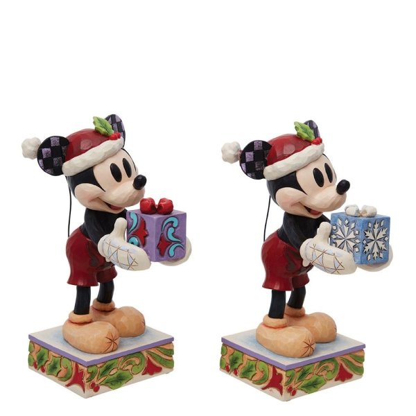 Mickey Mouse Secret Santa Figurine