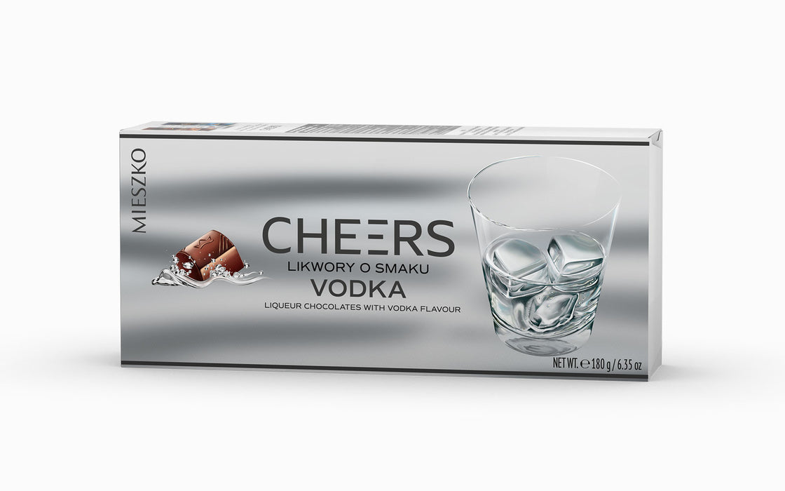 Mieszko Vodka Cheers Liqueur Chocolates 180g