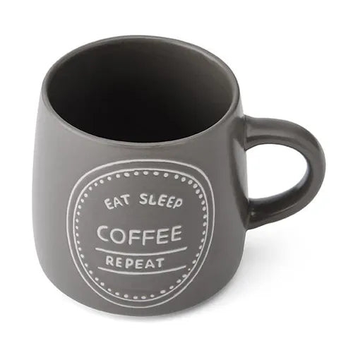 Mikasa Eat Sleep Coffee Repeat 400ml Mug