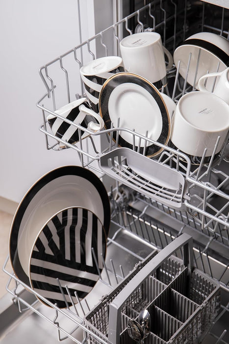 MIKASA Luxe Deco Fine China Mug Set, 380ml Gift Boxed 4 Piece