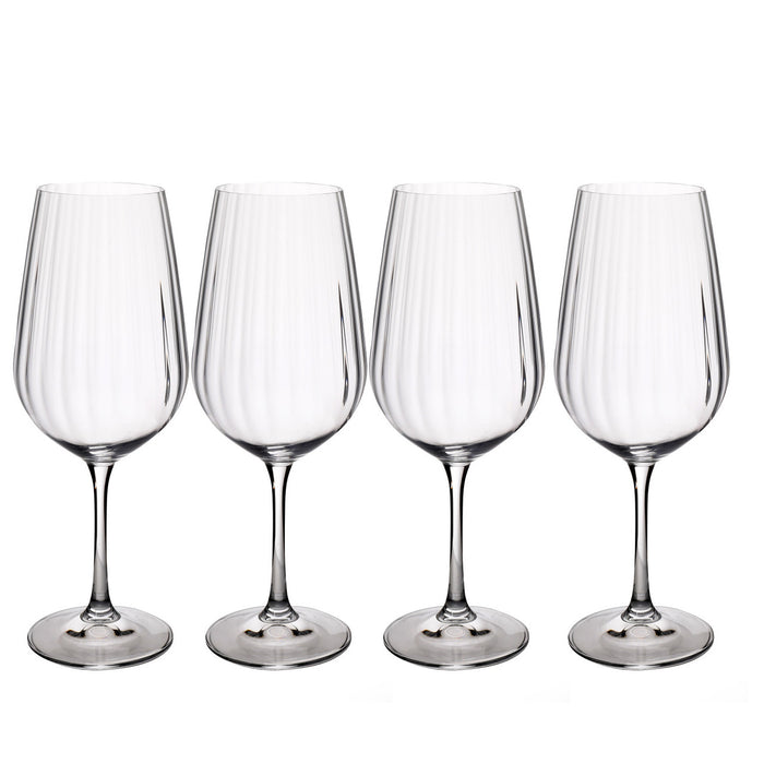 Mikasa Treviso 4-Piece Crystal Red Wine Glass Set