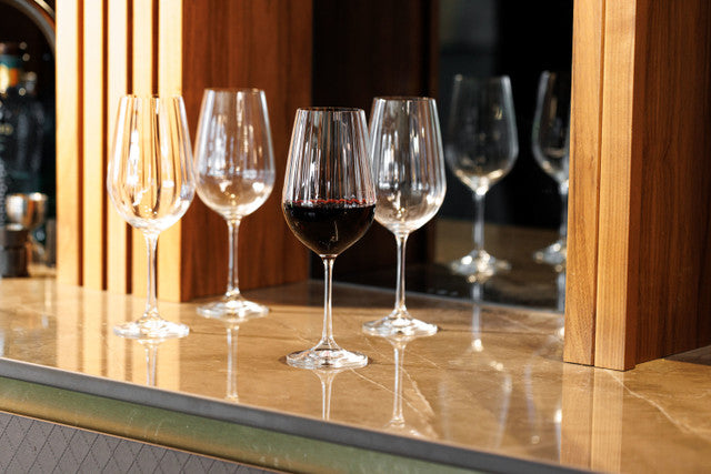 Mikasa Treviso 4-Piece Crystal Red Wine Glass Set