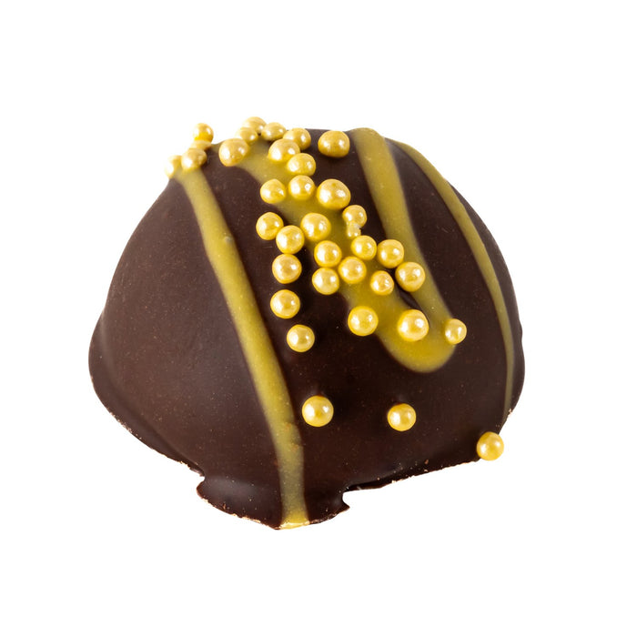 Milk Chocolate Truffle Dome With Gold Sprinkles