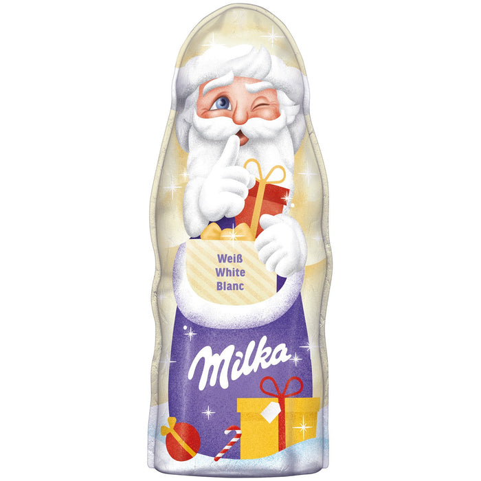 Milka White Chocolate Santa Claus