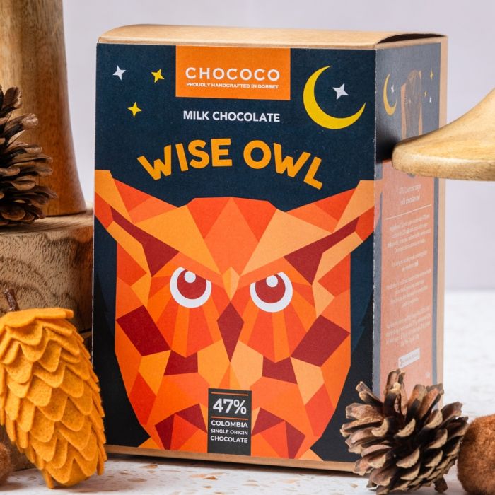 Chococo Milk Chocolate Wise Owl