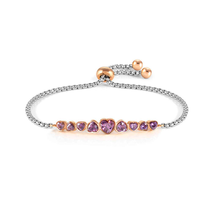 Nomination Milleluci Purple Heart Crystals Bracelet