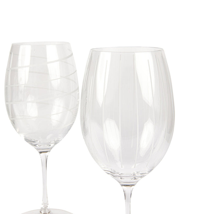 Mikasa Cheers Set Of 4 Red Wine Glasses