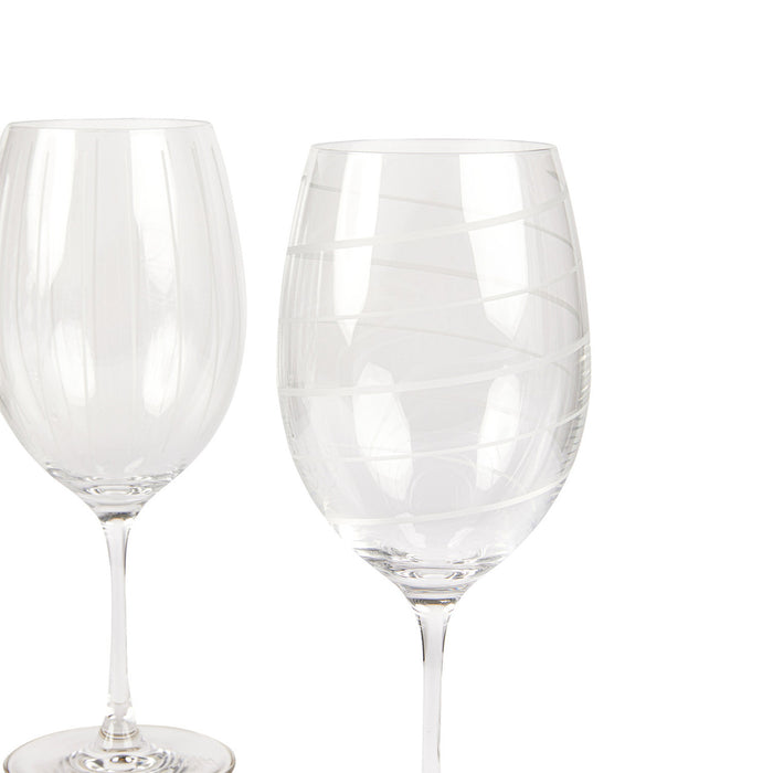 Mikasa Cheers Set Of 4 Red Wine Glasses