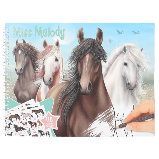 Miss Melody Horse Colouring Book