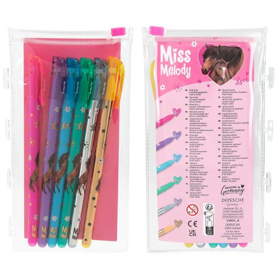 Miss Melody Create Your Horses Glitter Colouring Book