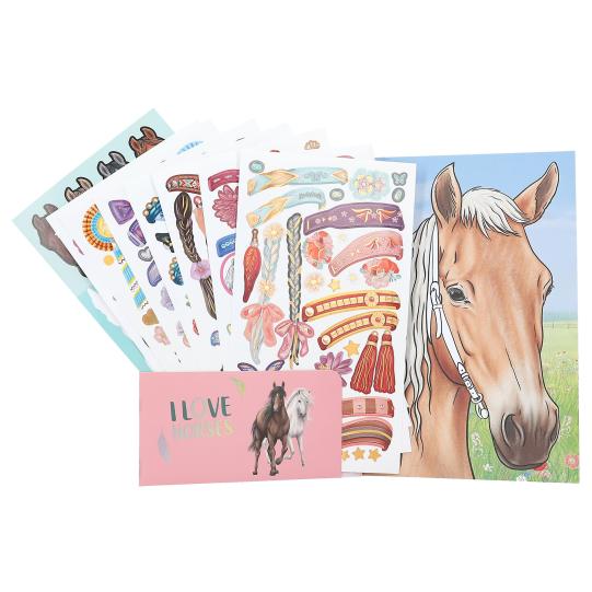 Miss Melody Create Your Horses Blaze  Colouring Book