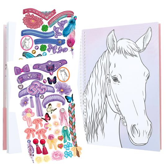 Miss Melody Create Your Horses Blaze  Colouring Book