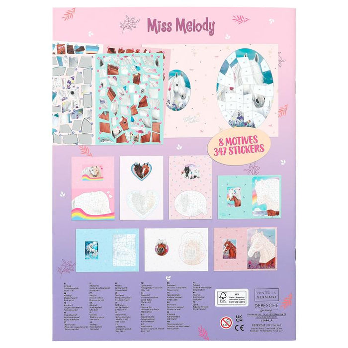 Miss Melody Number Sticker