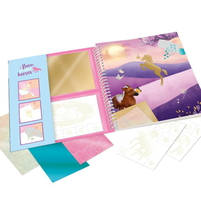 Miss Melody Colouring Book Stick & Shine