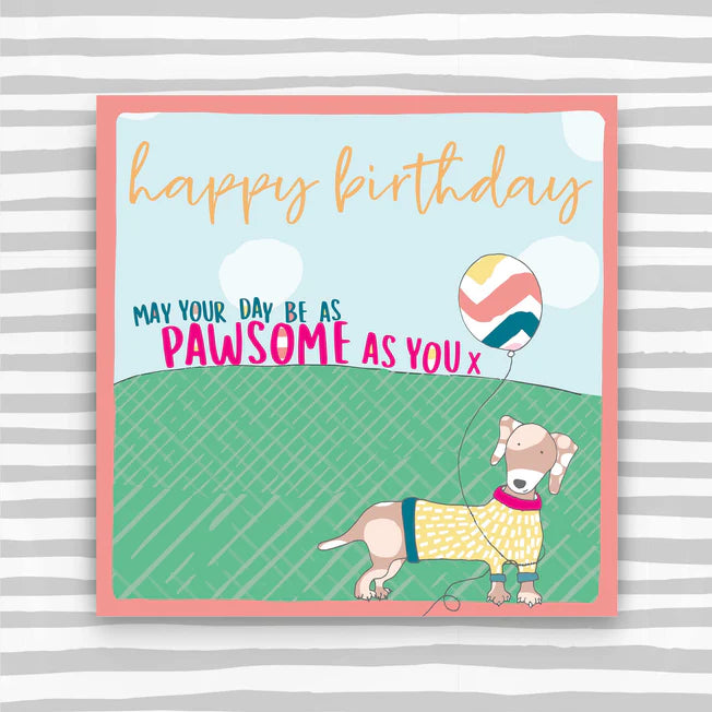 Molly Mae 'Happy Birthday Dog With Balloon' Birthday Card