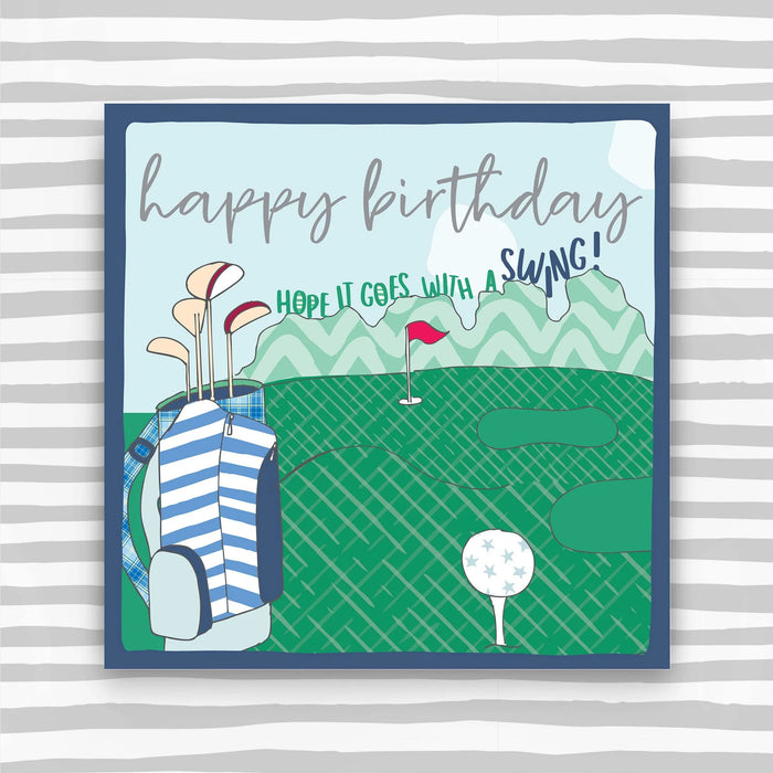 Molly Mae 'Happy Birthday Golf' Birthday Card