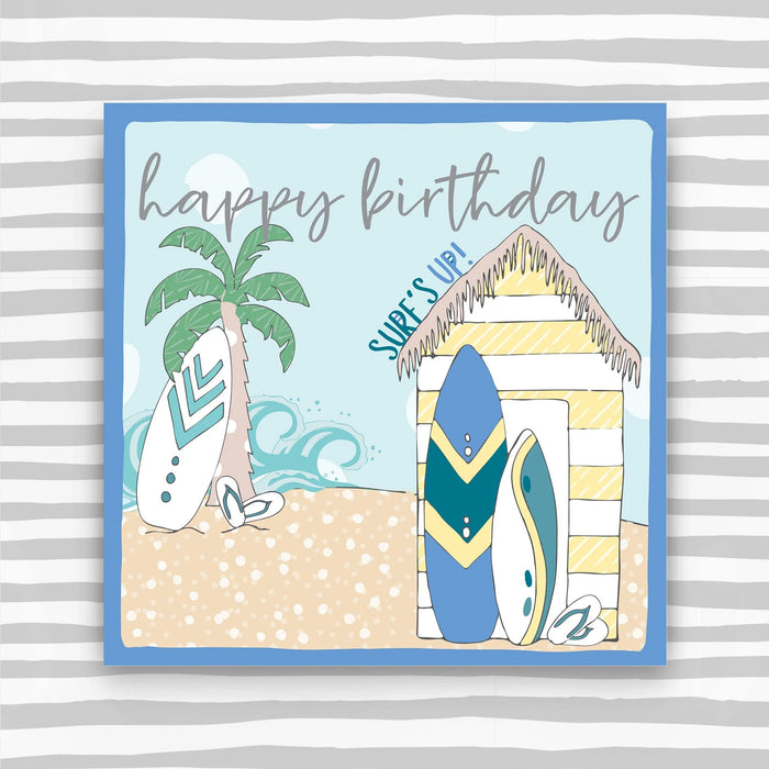 Molly Mae 'Happy Birthday Surfing' Birthday Card