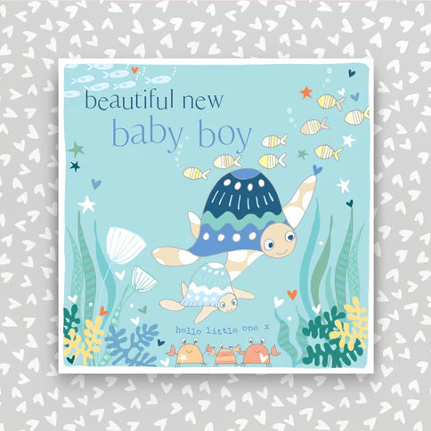 Molly Mae 'Beautiful New Baby Boy' Card