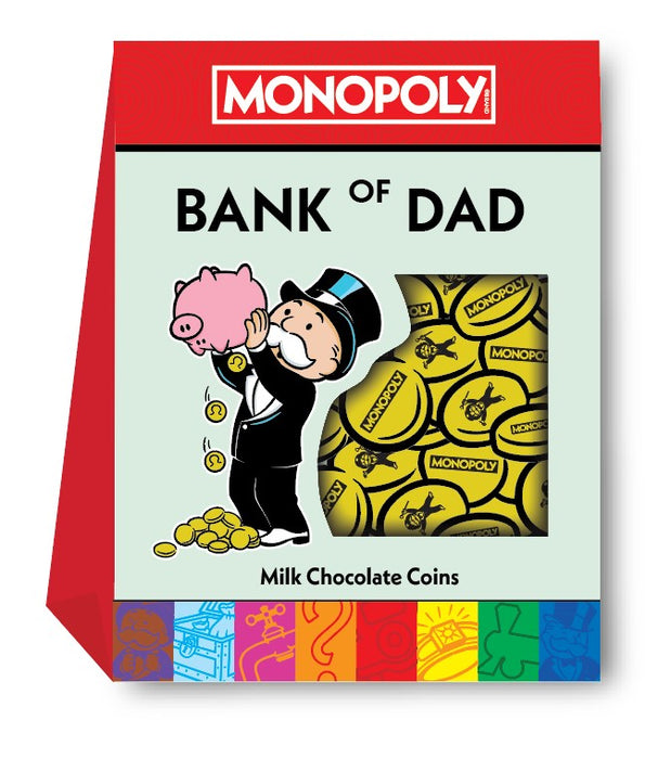 Monopoly Bank of Dad Chocolate Coins 80g