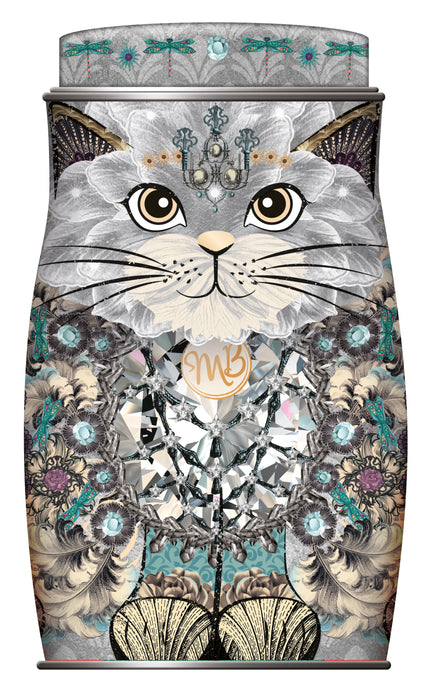 Monty Bojangles Diamond Snow Cat Tin Of Assorted Dusted Truffles