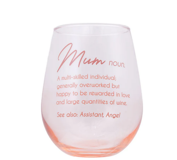 Splosh Mother's Day Stemless Wine Glass