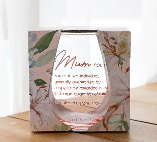 Splosh Mother's Day Stemless Wine Glass