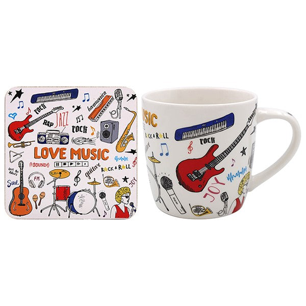 Love Music Collection Mug & Coaster