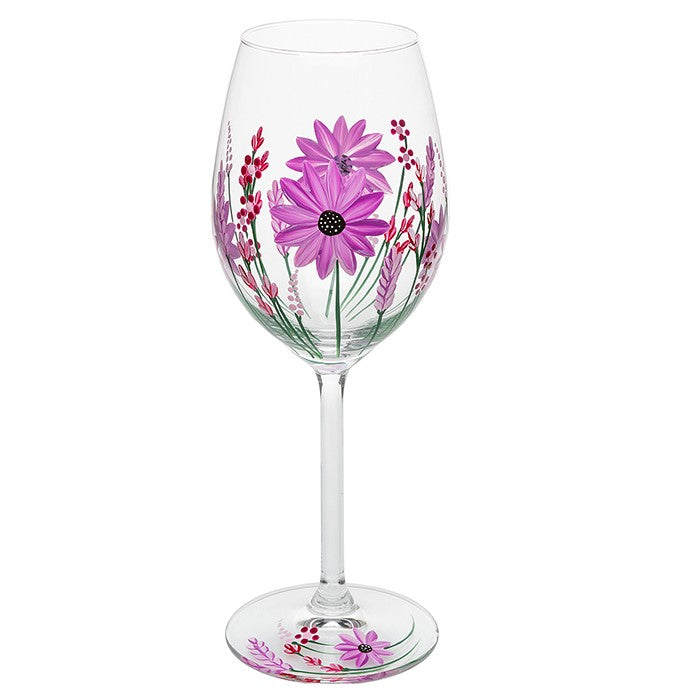 My Favourite Glass Gerbera Wine Glass