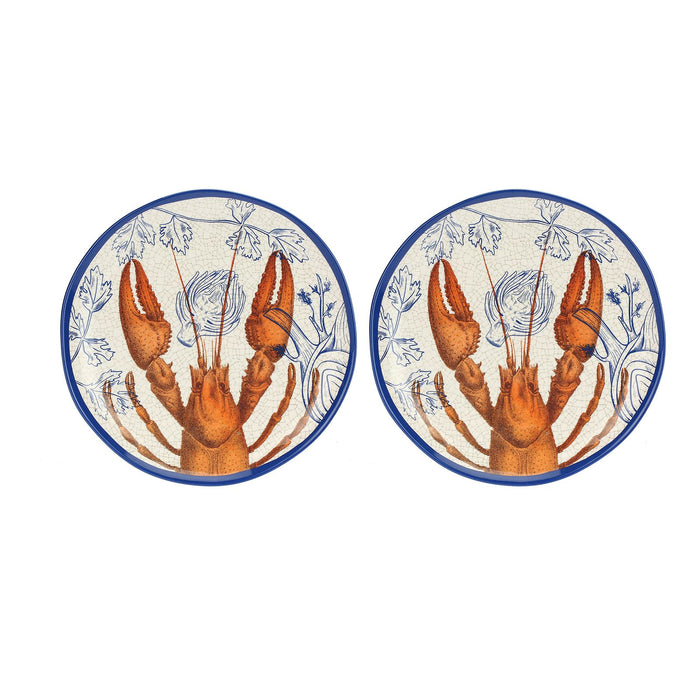 Ocean Life Set 2 Dinner Plates 27cm