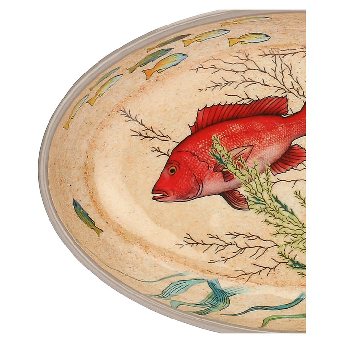 Sea Life Set 2 Oval Plates 24 x 15cm
