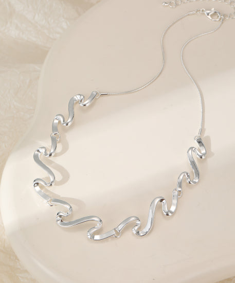 Gracee Jewellery Silver Chain Short Necklace