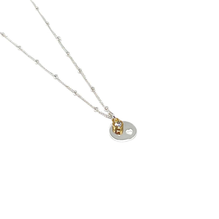 Clementine Nara Heart Necklace - Gold