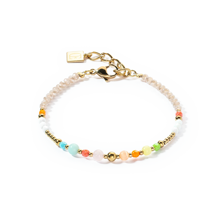 Coeur De Lion Princess Spheres Multicolour Pastel Necklace