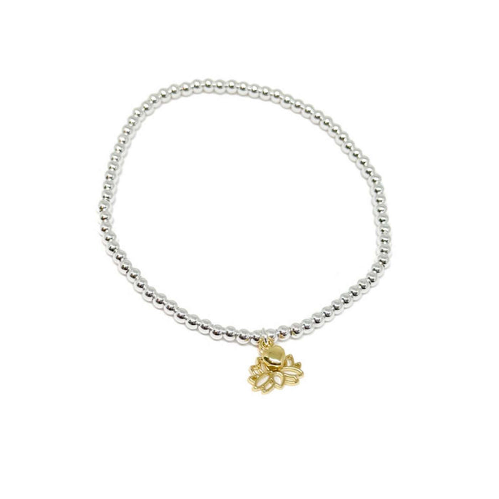 Clementine Nela Lotus Bracelet - Gold