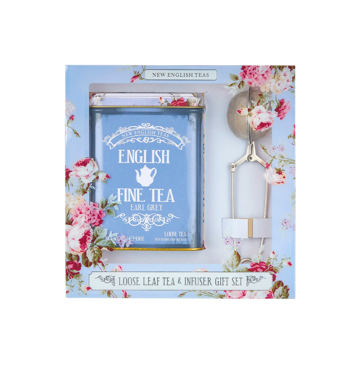 New English Teas Vintage Floral Loose Tea & Infuser Gift Set — Maple Gifts