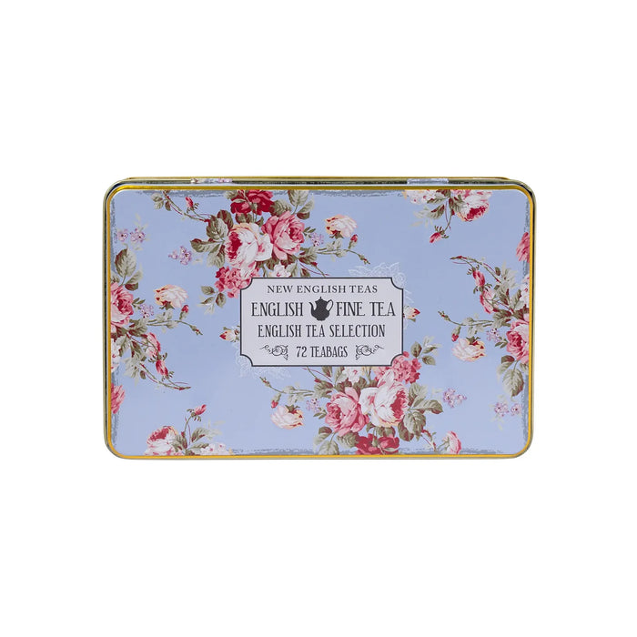 New English Teas Vintage Floral Teabag Tin